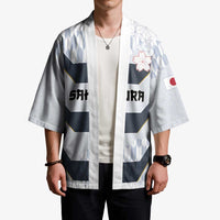 Japan Pacific Rugby 2022-23 Custom Kimono Black Sakura Japanese Wave Pattern LT9 - Polynesian Pride