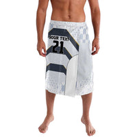 Japan Pacific Rugby 2022-23 Custom Lavalava Black Sakura Japanese Wave Pattern LT9 Black - Polynesian Pride