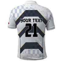 Japan Pacific Rugby 2022-23 Custom Polo Shirt Black Sakura Japanese Wave Pattern LT9 - Polynesian Pride