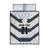 Japan Pacific Rugby 2022-23 Custom Quilt Bed Set Black Sakura Japanese Wave Pattern LT9 - Polynesian Pride
