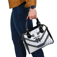 Japan Pacific Rugby 2022-23 Custom Shoulder Handbag Black Sakura Japanese Wave Pattern LT9 - Polynesian Pride