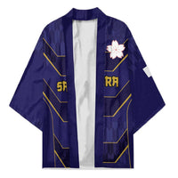 Japan Pacific Rugby 2022-23 Custom Kimono Blue Sakura Japanese Wave Pattern LT9 Unisex Blue - Polynesian Pride