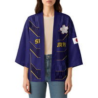 Japan Pacific Rugby 2022-23 Custom Kimono Blue Sakura Japanese Wave Pattern LT9 - Polynesian Pride