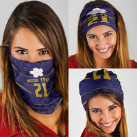 Japan Pacific Rugby 2022-23 Custom Neck Gaiter Blue Sakura Japanese Wave Pattern LT9 - Polynesian Pride