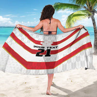 Japan Pacific Rugby 2022-23 Custom Sarong Red Sakura Japanese Wave Pattern LT9 - Polynesian Pride