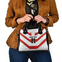 Japan Pacific Rugby 2022-23 Custom Shoulder Handbag Red Sakura Japanese Wave Pattern LT9 - Polynesian Pride