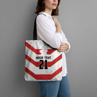 Japan Pacific Rugby 2022-23 Custom Tote Bag Red Sakura Japanese Wave Pattern LT9 - Polynesian Pride