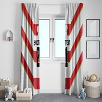 Japan Pacific Rugby 2022-23 Custom Window Curtain Red Sakura Japanese Wave Pattern LT9 - Polynesian Pride