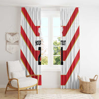 Japan Pacific Rugby 2022-23 Custom Window Curtain Red Sakura Japanese Wave Pattern LT9 - Polynesian Pride
