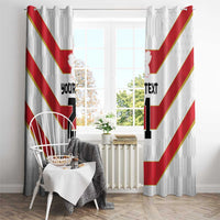 Japan Pacific Rugby 2022-23 Custom Window Curtain Red Sakura Japanese Wave Pattern LT9 - Polynesian Pride
