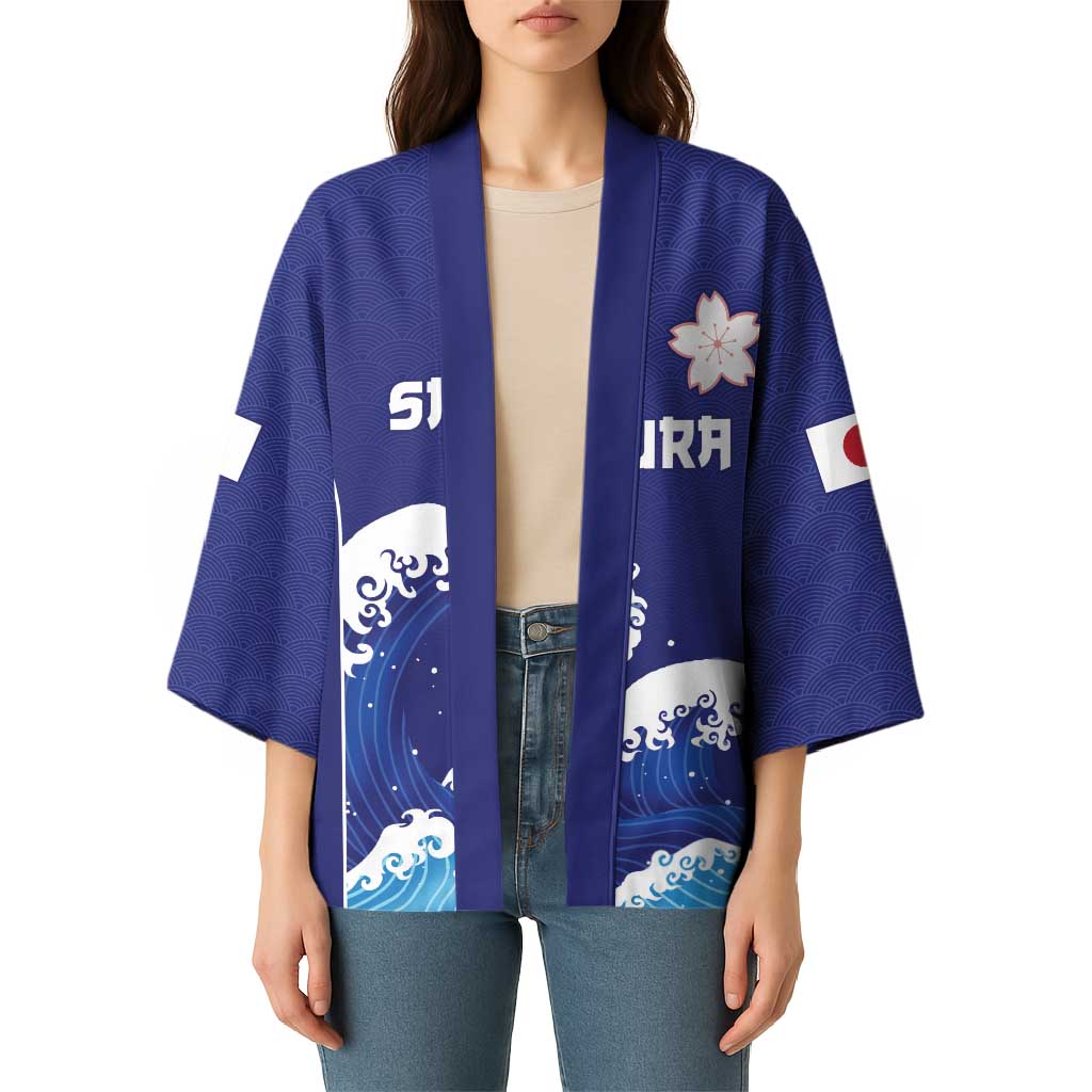 Japan Pacific Rugby Custom Kimono Go Sakura Japanese Wave Pattern LT9 - Polynesian Pride