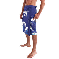 Japan Pacific Rugby Custom Lavalava Go Sakura Japanese Wave Pattern LT9 - Polynesian Pride