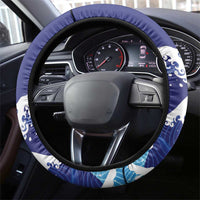 Japan Pacific Rugby Steering Wheel Cover Go Sakura Japanese Wave Pattern LT9 - Polynesian Pride