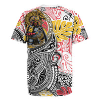 Japanese Samurai Warrior Rugby Jersey Colorful Polynesian Tattoo Style LT9 - Polynesian Pride
