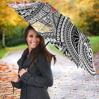 Japanese Samurai Warrior Umbrella Colorful Polynesian Tattoo Style LT9 - Polynesian Pride