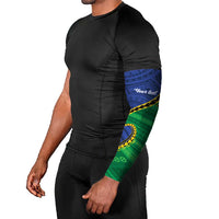 Solomon Islands Independence Day 1978 Personalised Arm Sleeves Polynesian Pattern with Flag Style LT9 - Polynesian Pride