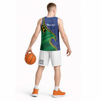 Solomon Islands Independence Day 1978 Personalised Basketball Jersey Polynesian Pattern with Flag Style LT9 - Polynesian Pride