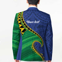 Solomon Islands Independence Day 1978 Personalised Blazer Polynesian Pattern with Flag Style LT9 - Polynesian Pride