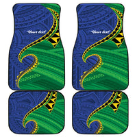 Solomon Islands Independence Day 1978 Personalised Car Mats Polynesian Pattern with Flag Style LT9 - Polynesian Pride