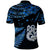 Matariki New Zealand Polo Shirt Maori Manaia with Paua Shell Blue LT9 - Polynesian Pride