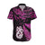 New Zealand Hawaiian Shirt Matariki NZ Manaia with Paua Shell - Pink LT9 Pink - Polynesian Pride