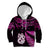 New Zealand Kid Hoodie Matariki NZ Manaia with Paua Shell - Pink LT9 Hoodie Pink - Polynesian Pride