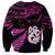 New Zealand Sweatshirt Matariki NZ Manaia with Paua Shell - Pink LT9 - Polynesian Pride