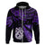 New Zealand Hoodie Matariki NZ Manaia with Paua Shell Purple LT9 - Polynesian Pride