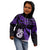 New Zealand Kid Hoodie Matariki NZ Manaia with Paua Shell - Purple LT9 - Polynesian Pride