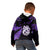 New Zealand Kid Hoodie Matariki NZ Manaia with Paua Shell - Purple LT9 - Polynesian Pride