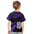 New Zealand Kid T Shirt Matariki NZ Manaia with Paua Shell - Purple LT9 - Polynesian Pride