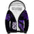 New Zealand Sherpa Hoodie Matariki NZ Manaia with Paua Shell - Purple LT9 Unisex Purple - Polynesian Pride