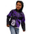 Custom New Zealand Kid Hoodie Matariki NZ Manaia with Paua Shell - Purple LT9 - Polynesian Pride