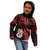 Matariki Kid Hoodie NZ New Year Manaia with Paua Shell - Red LT9 - Polynesian Pride