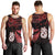 Custom Matariki Men Tank Top NZ New Year Manaia with Paua Shell - Red LT9 - Polynesian Pride