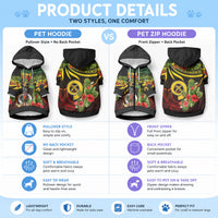 Vanuatu Islands Pet Hoodie Proud To Be A Ni-Van LT9 - Polynesian Pride