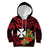 Wallis and Futuna Kid Hoodie Happy Territory Day LT9 Hoodie Red - Polynesian Pride