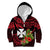 Wallis and Futuna Kid Hoodie Happy Territory Day LT9 Zip Hoodie Red - Polynesian Pride