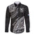 Fiji Rugby Family Matching Long Sleeve Bodycon Dress and Hawaiian Shirt Kaiviti Fijian Tribal World Cup Black LT9 Dad's Shirt - Long Sleeve Black - Polynesian Pride