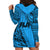 Fiji Rugby Hoodie Dress Kaiviti Fijian Tribal World Cup Blue No1 LT9 - Polynesian Pride