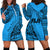 Fiji Rugby Hoodie Dress Kaiviti Fijian Tribal World Cup Blue No1 LT9 - Polynesian Pride