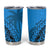 Blue Fiji Rugby Tumbler Cup Kaiviti Fijian Tribal World Cup