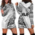 Fiji Rugby Hoodie Dress Kaiviti Fijian Tribal World Cup White LT9 - Polynesian Pride