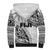 Fiji Rugby Sherpa Hoodie Kaiviti Fijian Tribal World Cup White LT9 - Polynesian Pride