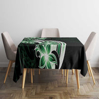 Plumeria Tribal Tattoo Tablecloth Green Polynesian Pattern LT9 - Polynesian Pride