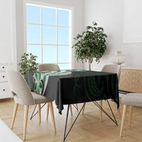 Plumeria Tribal Tattoo Tablecloth Green Polynesian Pattern LT9 - Polynesian Pride