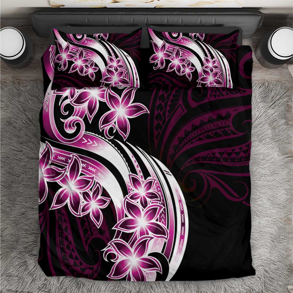 Plumeria Tribal Tattoo Bedding Set Pink Polynesian Pattern LT9 Pink - Polynesian Pride