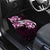 Plumeria Tribal Tattoo Car Mats Pink Polynesian Pattern