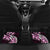 Plumeria Tribal Tattoo Car Mats Pink Polynesian Pattern