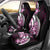 Plumeria Tribal Tattoo Car Seat Cover Pink Polynesian Pattern